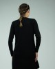 Черна дамска плетена туника A-277-1 от Popov.Fashion