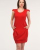 Дамски сукман в червено 921306-1  от Popov.Fashion