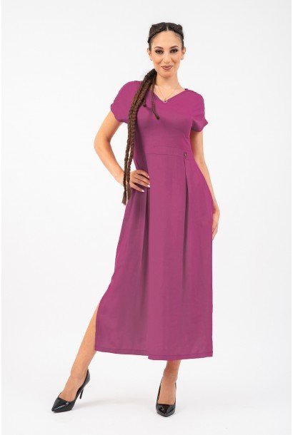 Дамска ленена рокля 925108-4