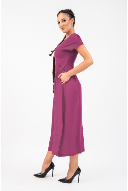 Дамска ленена рокля 925108-4